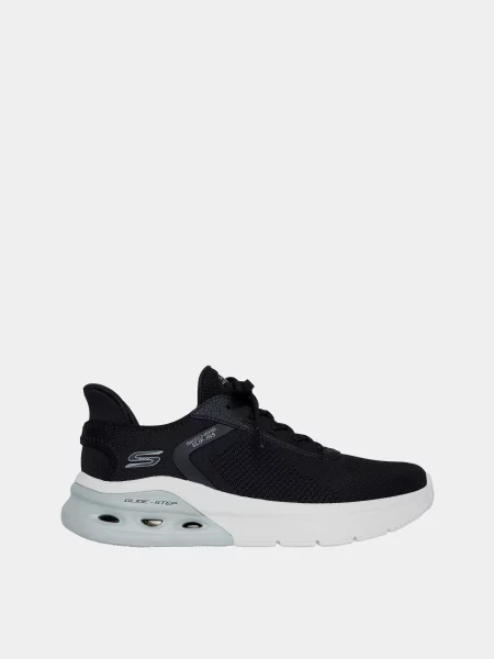 Кожаные кроссовки Skechers черные