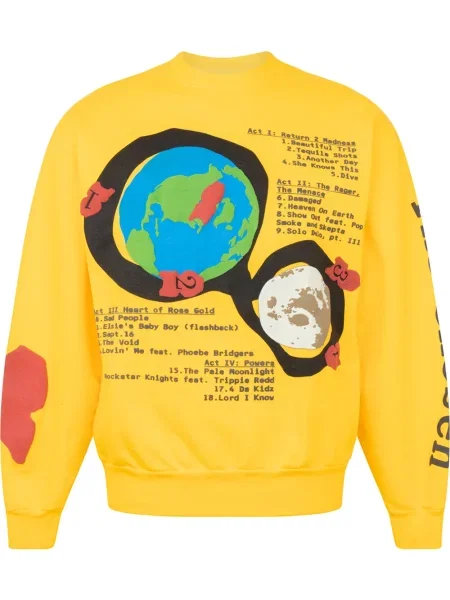 Hanorac Kid Cudi galben