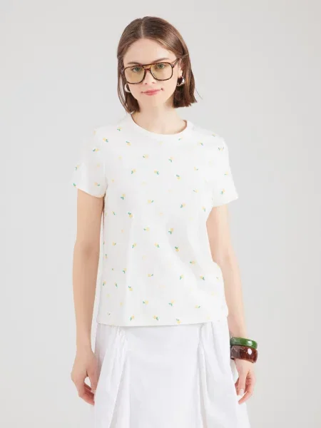 GAP Tricou galben / verde alb
