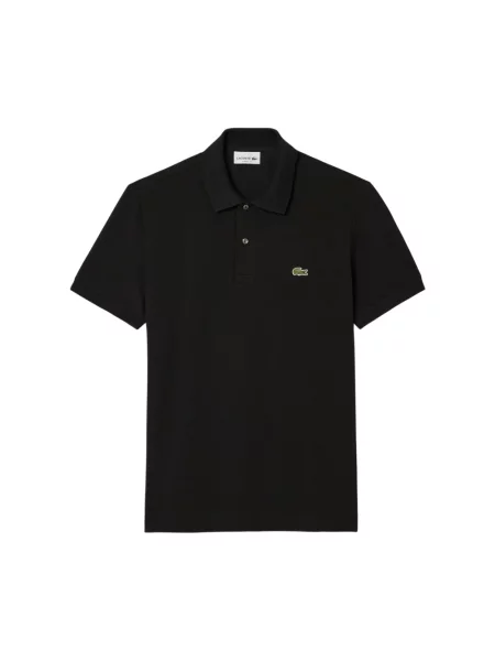 Koszulka polo Lacoste z krótkim rękawem czarna