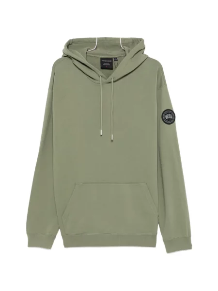 Hanorac cu glugă Canada Goose cu autograf verde
