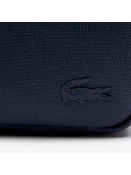 Lacoste Klasyczna Torba Z Efektem Piki granatowa