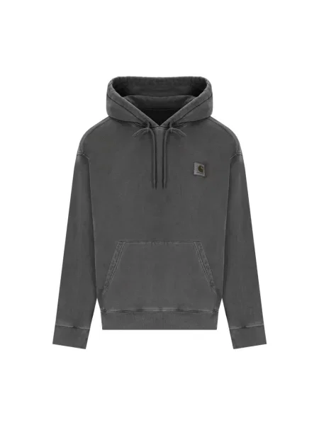 Bluza z kapturem Carhartt Wip z kapturem szara