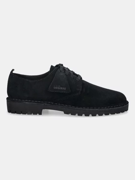Półbuty Clarks Originals zamszowe czarne