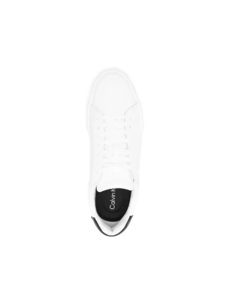 Sneakersy Calvin Klein skórzane chunky białe