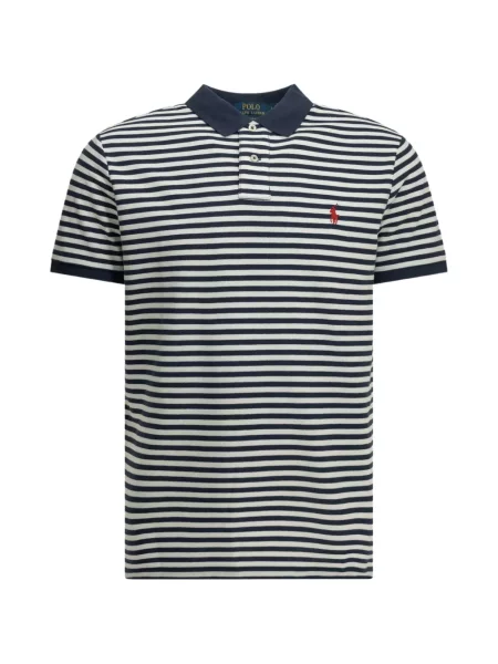 Tricou polo Polo Ralph Lauren tricotate albastru