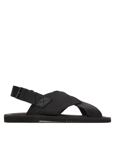 Sandali Emporio Armani črna