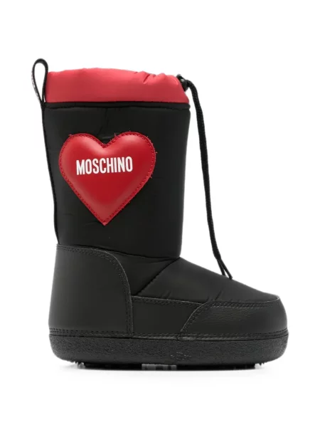 Botki dziecięce Moschino czarne