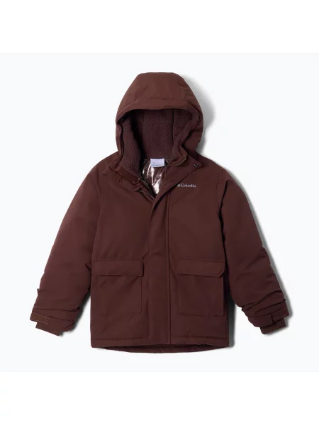 Gyerek bélelt kabát Columbia Nordic Strider III tobacco. Méret: S barna