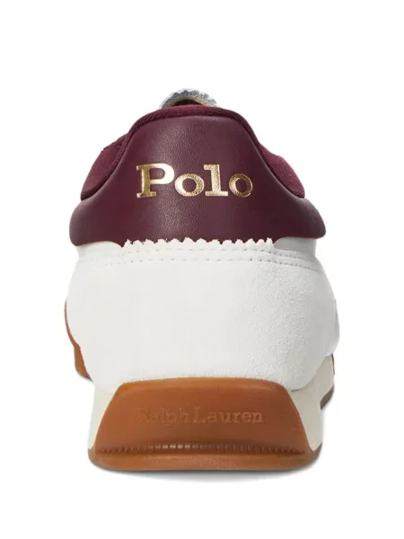 Plisované zkrácené dvouřadé tričko Polo Ralph Lauren bílé