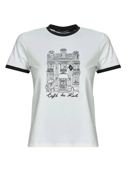 Tricou Karl Lagerfeld bej