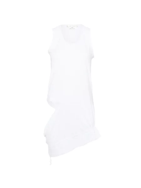 Top Comme Des Garçons asimetric alb