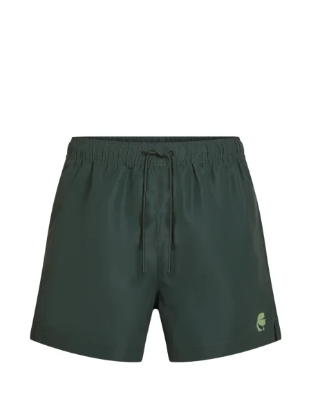 Slip de baie Karl Lagerfeld cu imagine verde