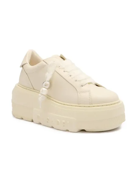 Casadei De piele sneakers Nexus bej