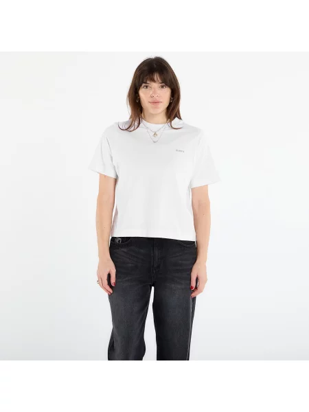Tričko Queens Essential T-Shirt With Contrast Print White/ White/ White XL bílé