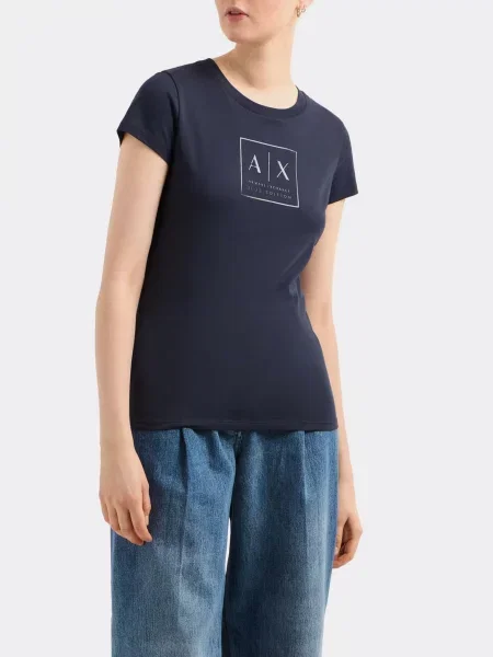 Футболка Armani Exchange темно-синій синя