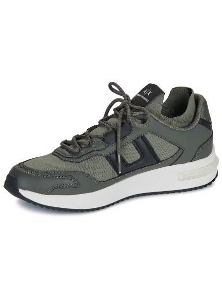 Pantofi Armani Exchange tricotate kaki