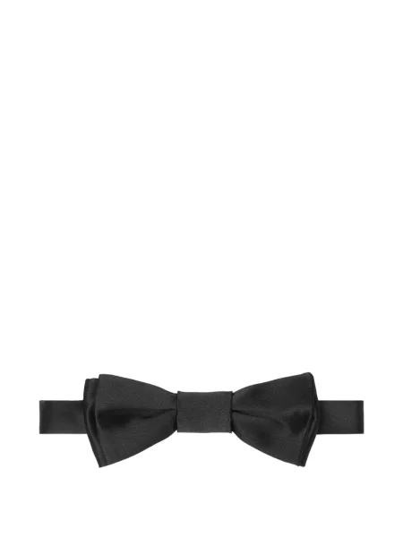 Cravată Versace cu funde din satin negru