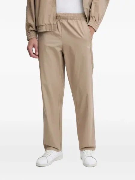 Spodnie cargo Adidas z kapturem z autografem do biegania białe