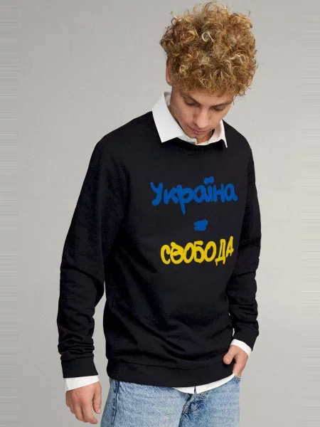 Світшот YAPPI чорний
