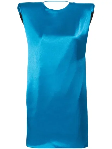 Rochie Rev din satin albastru