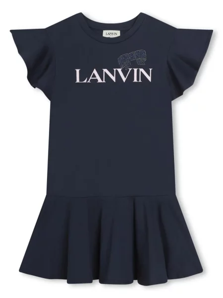 Sukienka dziecięca Lanvin Enfant niebieska