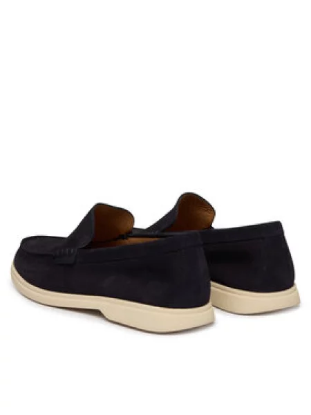 Loaferice BOSS Sienne Tamnoplava