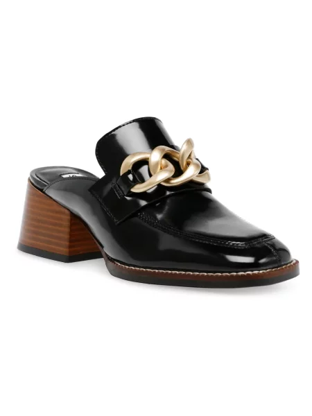Klapki mules Steve Madden czarne
