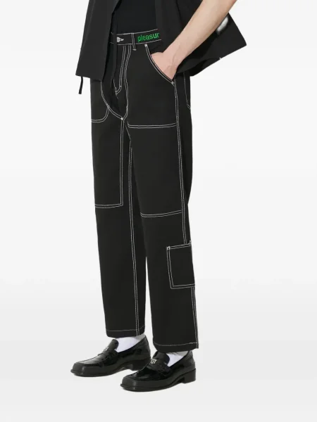 Kalhoty Pleasures černé