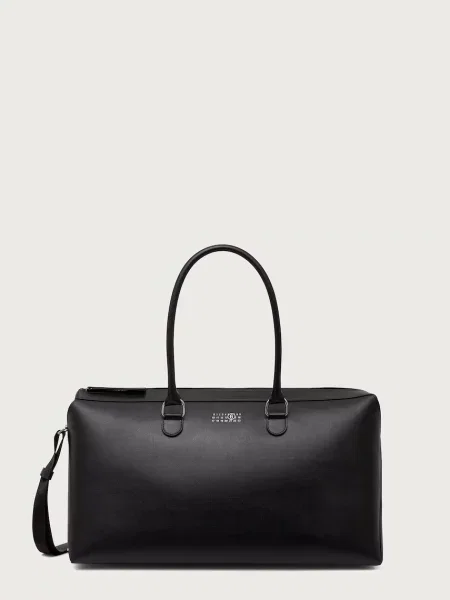 Maison Margiela torba od kože crna