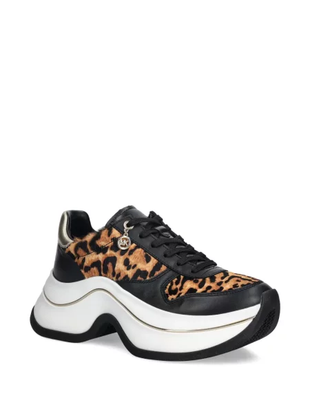 Botine Michael Michael Kors cu imagine cu model leopard negru