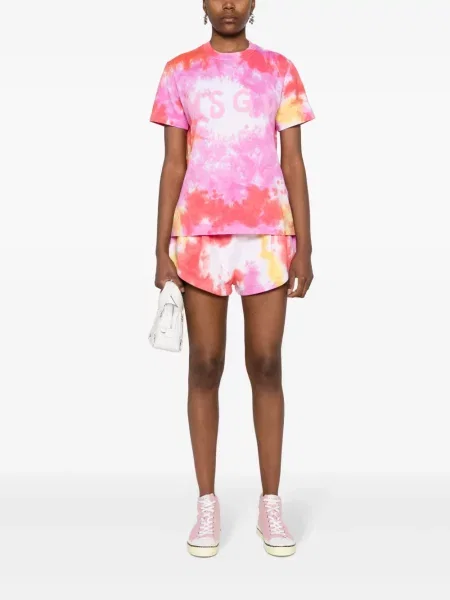 Siuvinėtos šortai Msgm rožinė