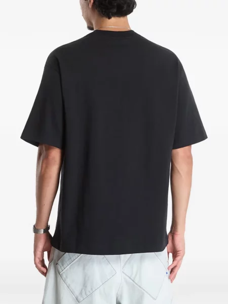 Tricou Nike alergare din fleece negru