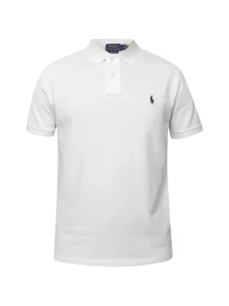 Polo Polo Ralph Lauren με αυτόγραφο ραβδωτό μεταξωτό ύφασμα κλασικό λευκό