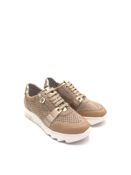 Sneakersy Stonefly skórzane beżowe