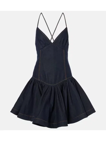 Rochie din denim Zimmermann albastru