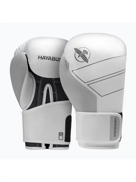 Rękawice bokserskie Hayabusa S4 Leather white białe