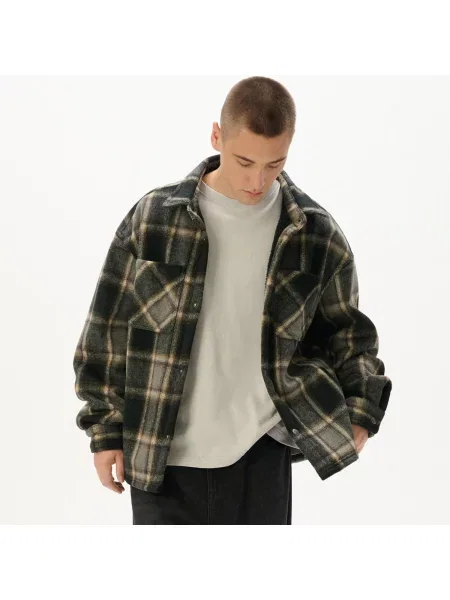 Cropp Картата сорочка коричневий