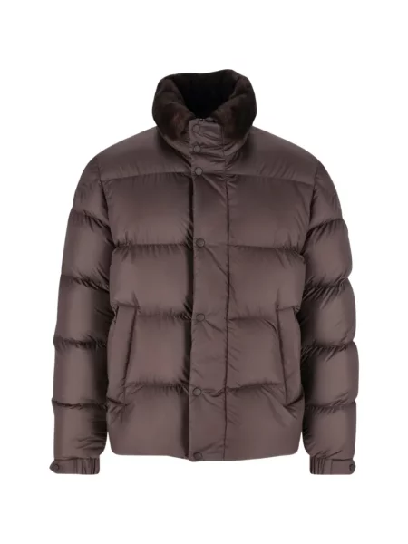 Rövid pehelydzseki Moncler barna