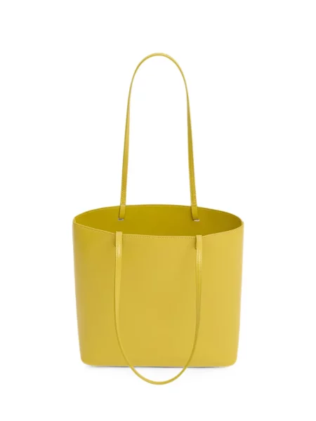 Geantă Mansur Gavriel din piele galben