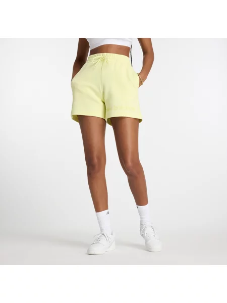 Spodenki rowerowe New Balance Hyperembossed w kolorze jasnozielonym dla kobiet XS zielone