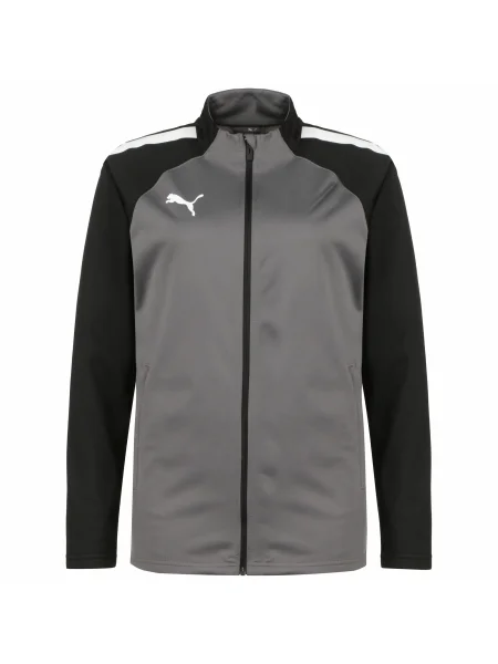 PUMA Geacă sport Team Liga gri închis / negru alb