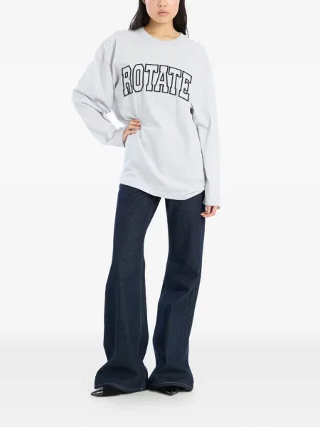 Tricou Rotate Birger Christensen lung gri