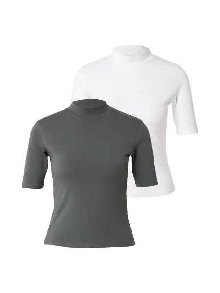 ABOUT YOU Tricou Lenni verde închis alb