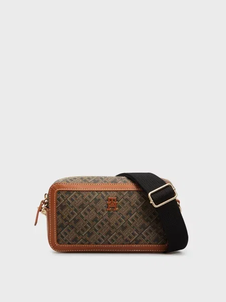 Шкіряна сумка Tommy Hilfiger чорна