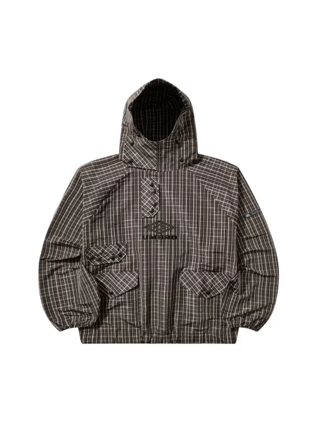 Jacket Umbro by SlamJam Check Smock Anorak Beige/ Dark Brown S brązowa
