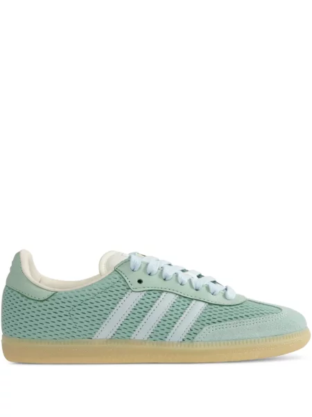 Sneakerși Adidas Samba plasă argintiu