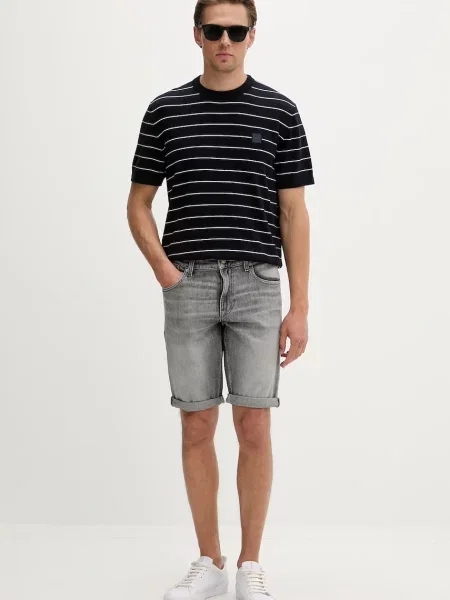 Tommy Jeans šortky s šedé