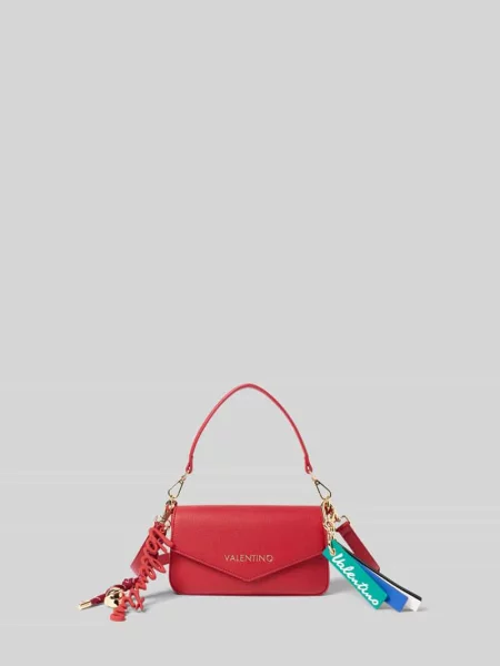Torebka z detale z logo i zawieszkami model RYTA' Valentino Bags czerwona