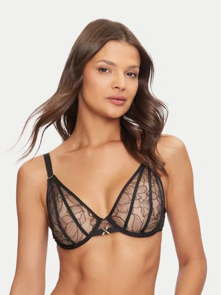 Chantelle X Melltartó alsó huzallal Xquisite fekete